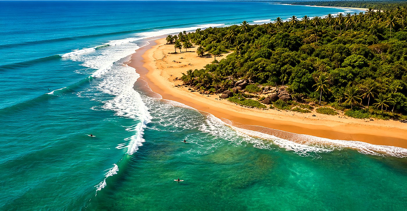Main Point surf break, Arugam Bay