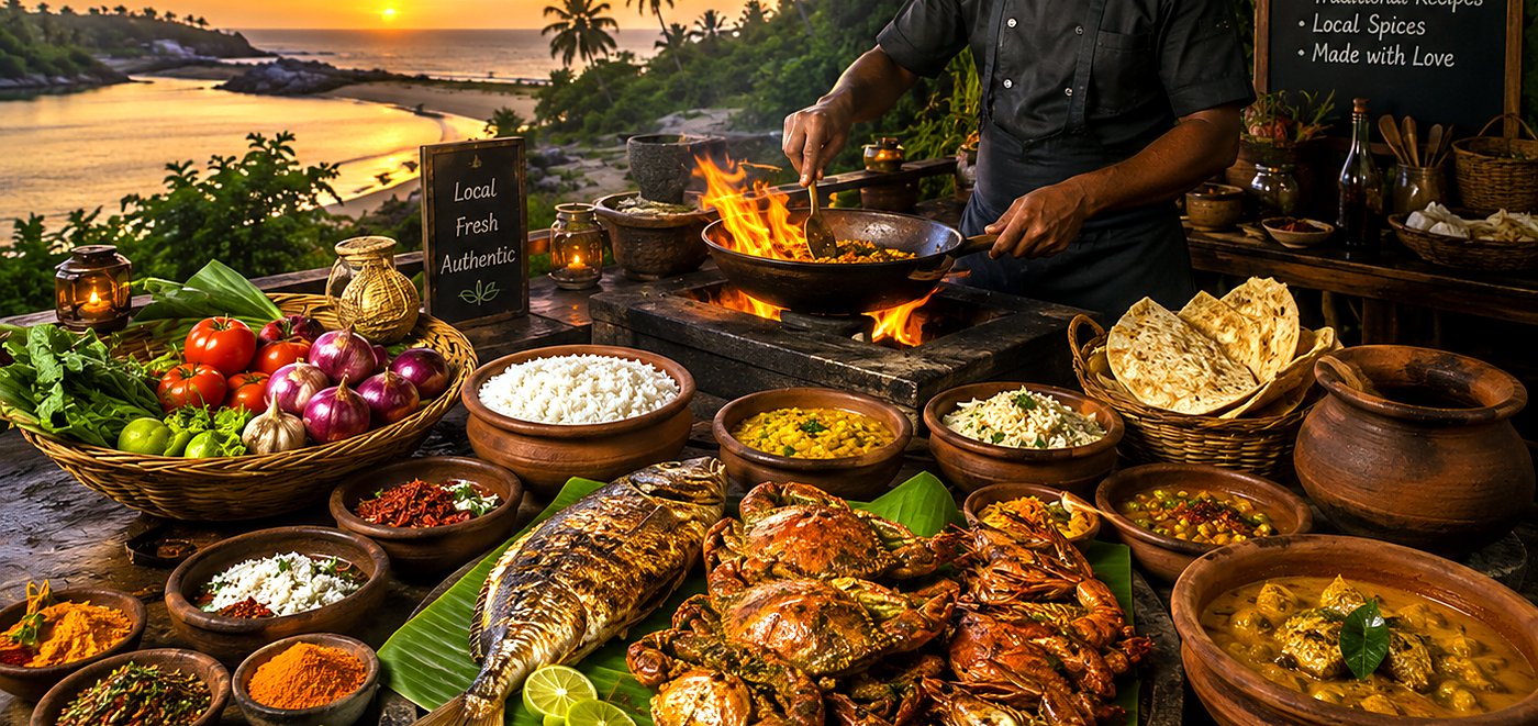 Sri Lankan cuisine — rice and curry